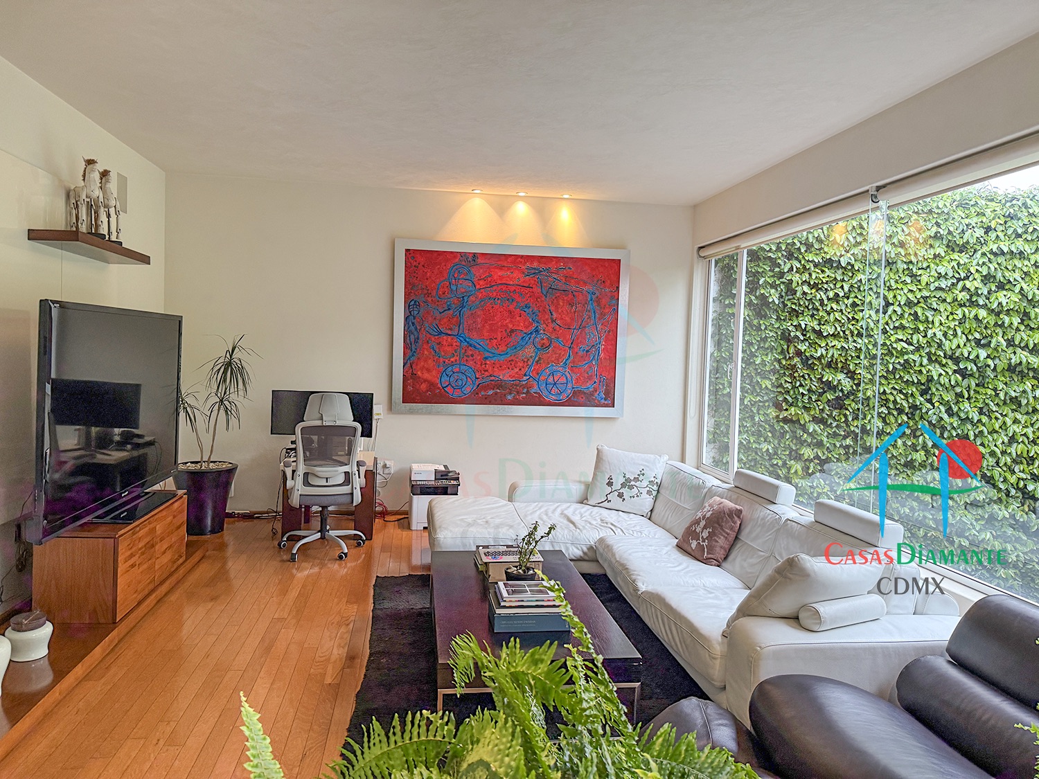 Jardines del Pedregal Casa Rivera EJ - Sala de televisión 2